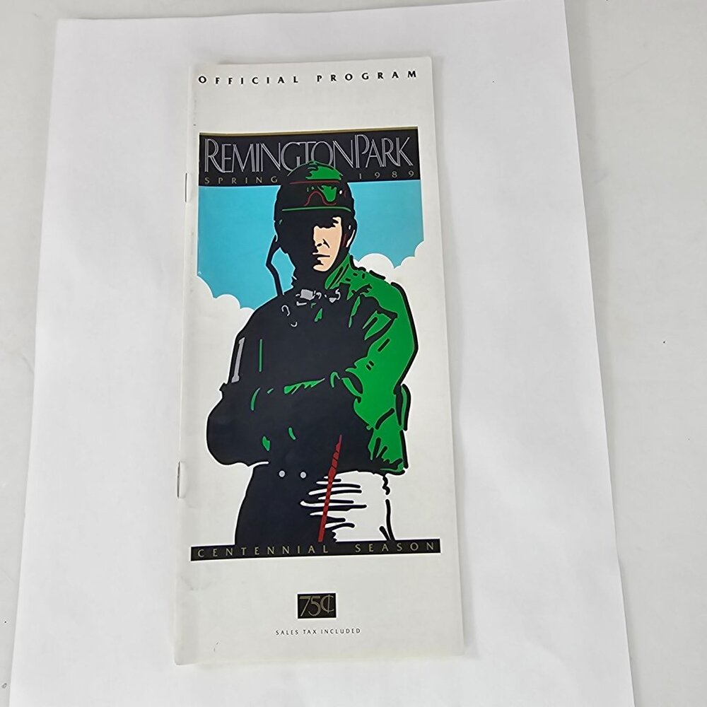 Remington Park April 9 1989 Centennial Season Official Program